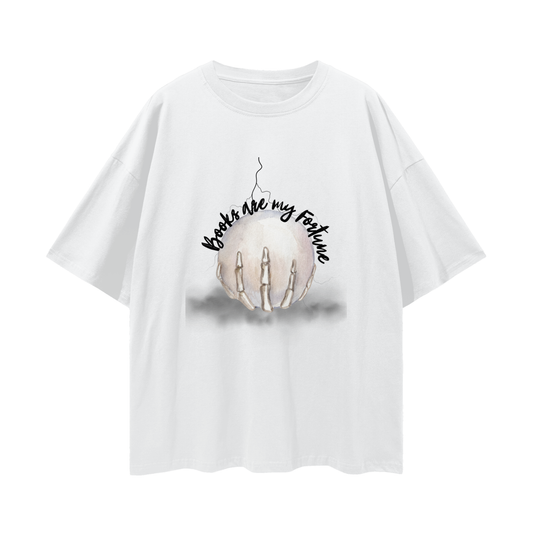 Halloween tees ,Graphic tshirt ,Crystal ball ,Books,Mystery ,Skull ,Fortune,Magic