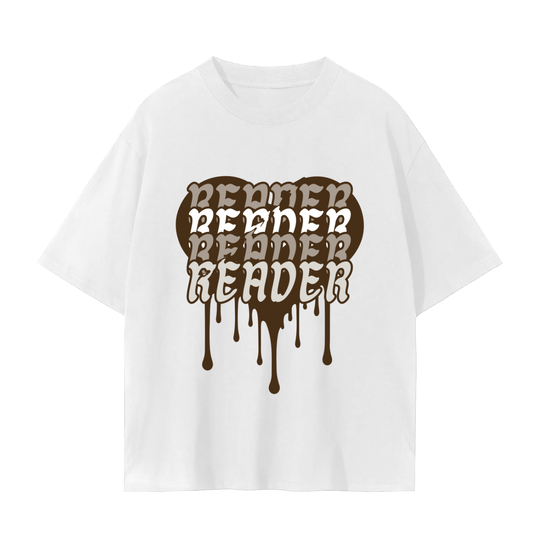 Reader,Reading,Books,Graphic tee,Heart,Shirt,Love,Romance,Bookish