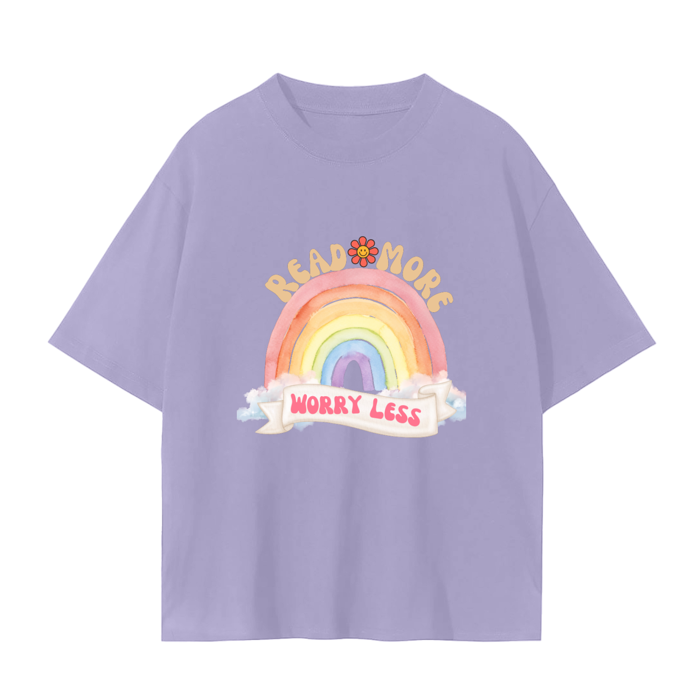 Read more,Graphic,Tee,Bookish,Book merch,Tee shirt,T-shirt,Graphictee,Worry less,Book lover