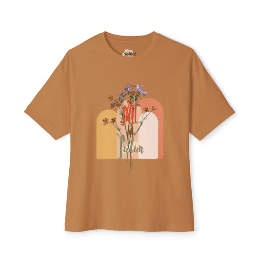 Fall Into Fiction Oversized Tee