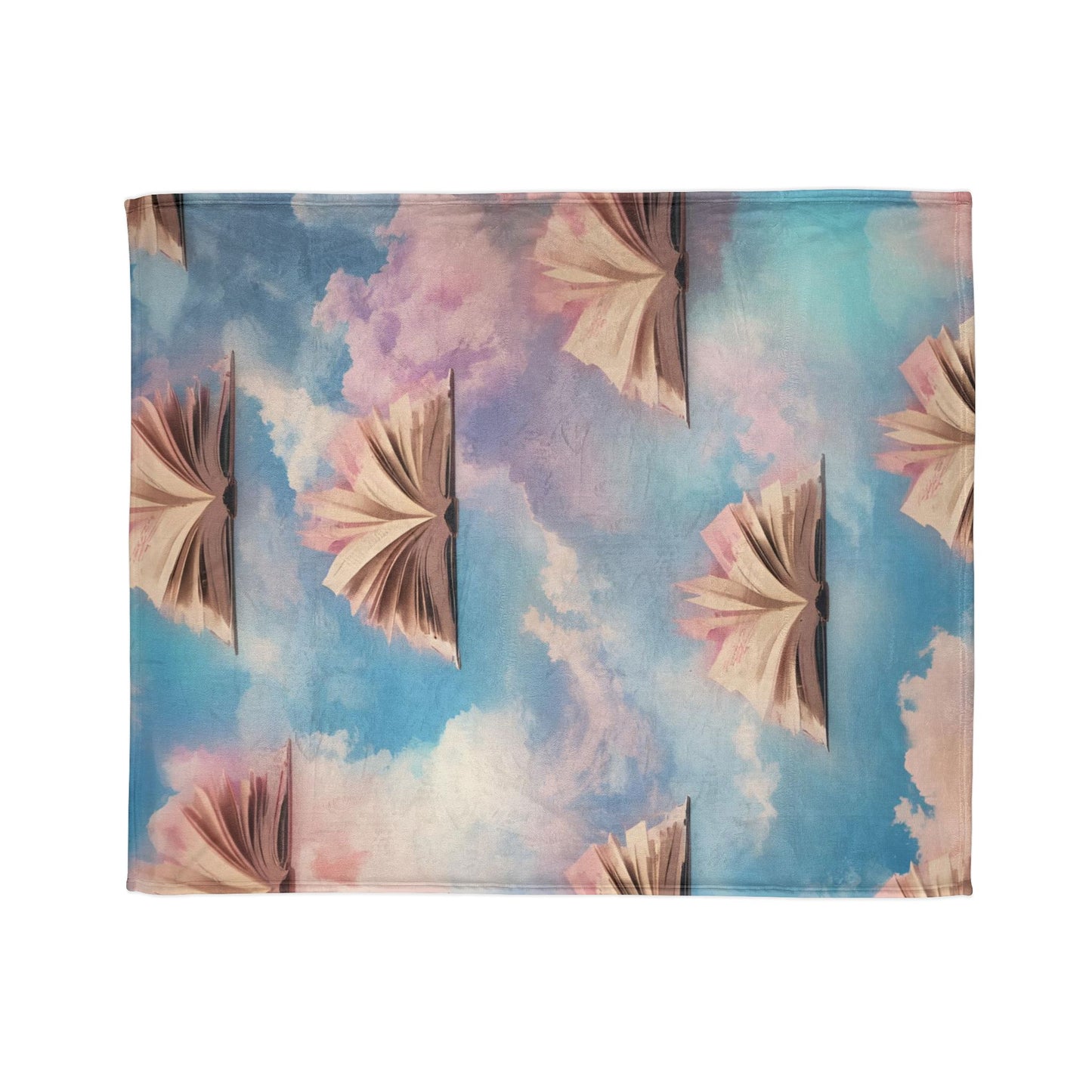 Dreamy Book-Themed Blanket