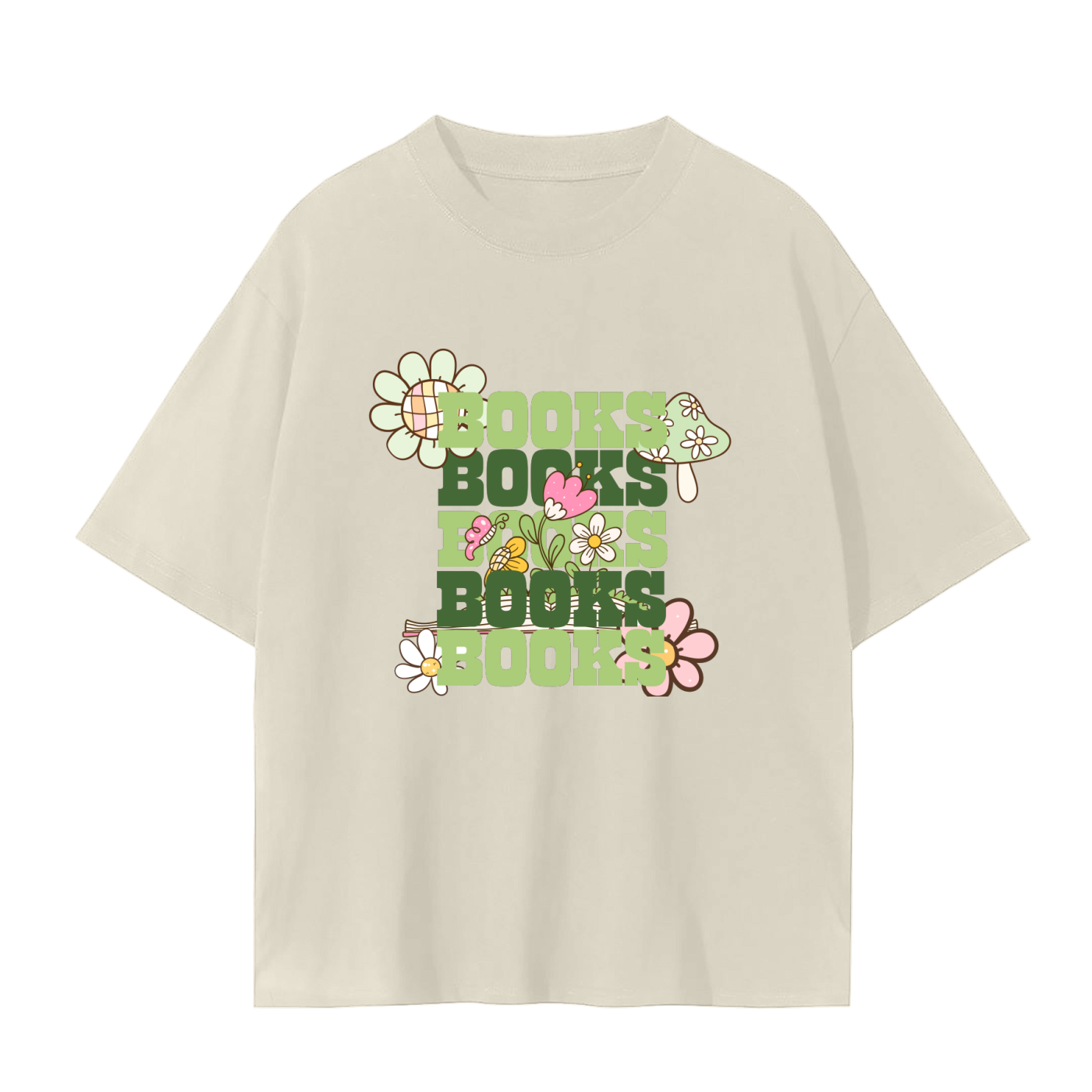 Flower power shirt,60s retro Tee,Floral Tee,Boho style Tee,Peace and vibes t shirt,Bookish flower Tee,Self expression ,Casual outfit 